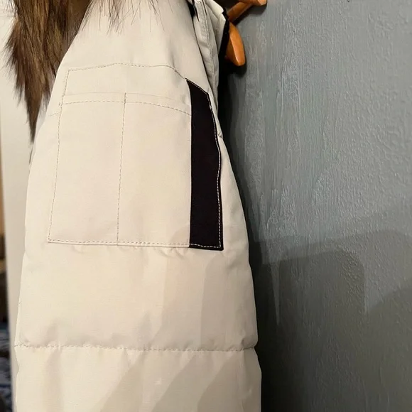 NWOT Noize Addie Long Length Parka Snow in Size XS - Picture 5 of 10